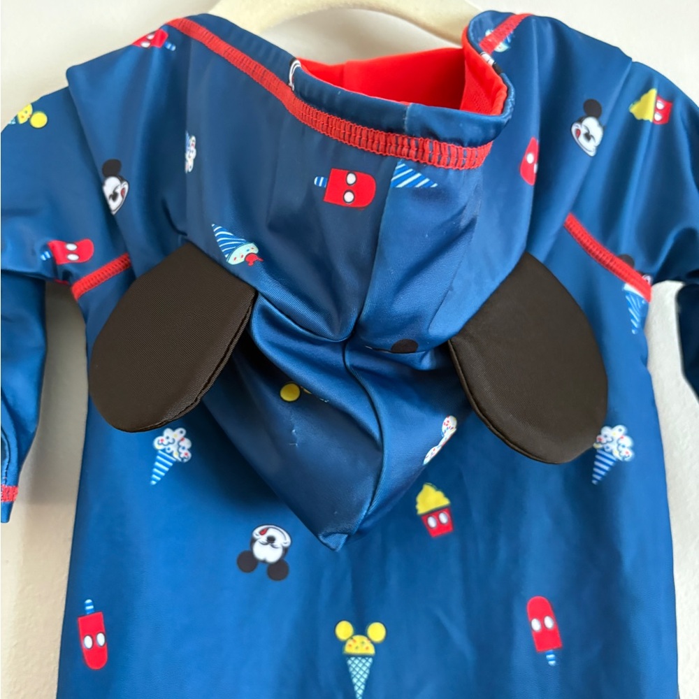 Disney Mickey Mouse One Piece rash guard with Mickey ears - Picture 4 of 4